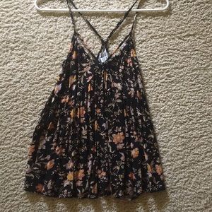 Strappy Floral Tank